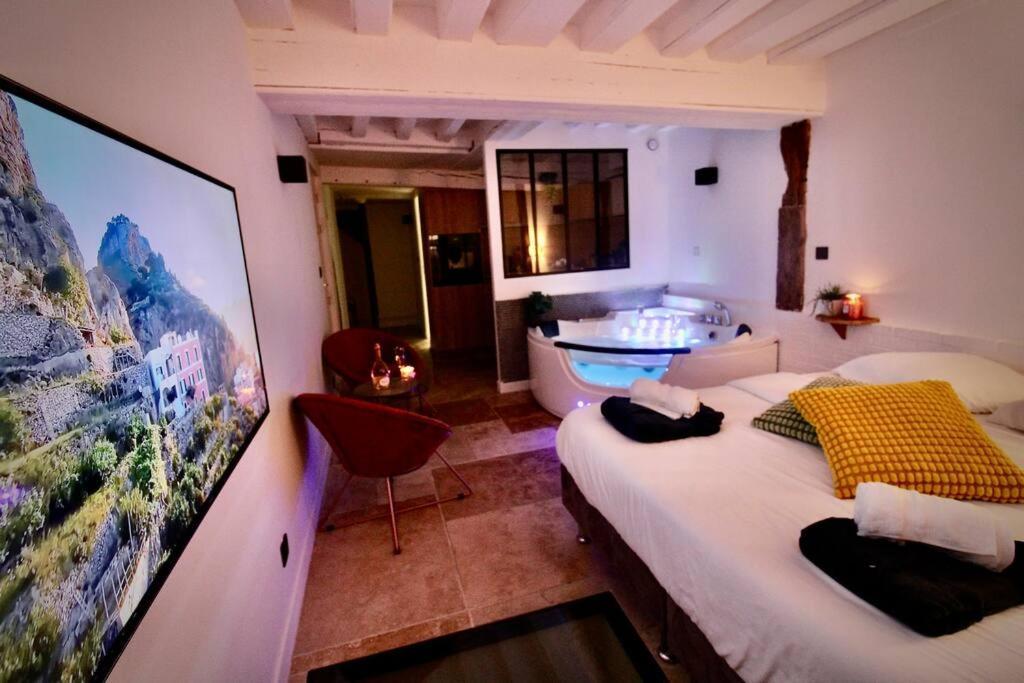 Le Spa Beauvoisine - Jacuzzi Sauna Rouen Centre Free Parking ภายนอก รูปภาพ