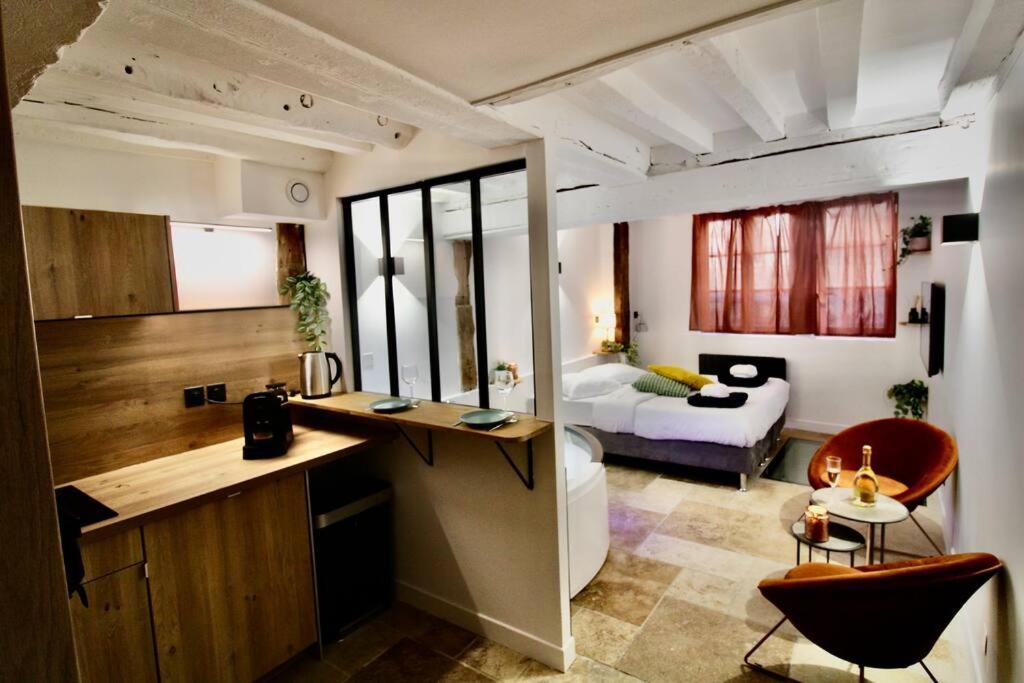 Le Spa Beauvoisine - Jacuzzi Sauna Rouen Centre Free Parking ภายนอก รูปภาพ